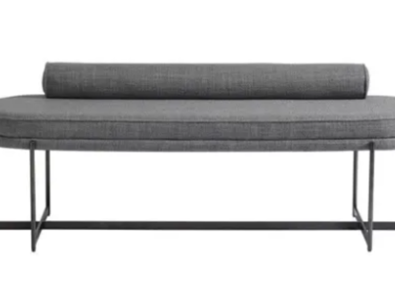 Pie cama ligon bench gris México