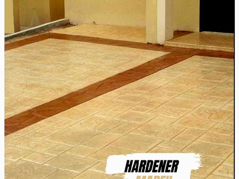 Concreto Estampado Hardener Marfil México