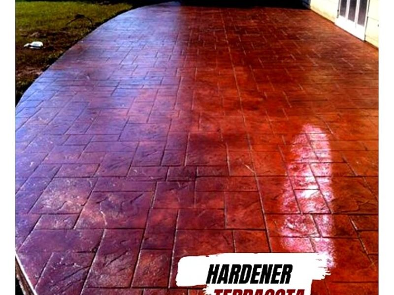 Concreto Estampado Hardener Terracota México