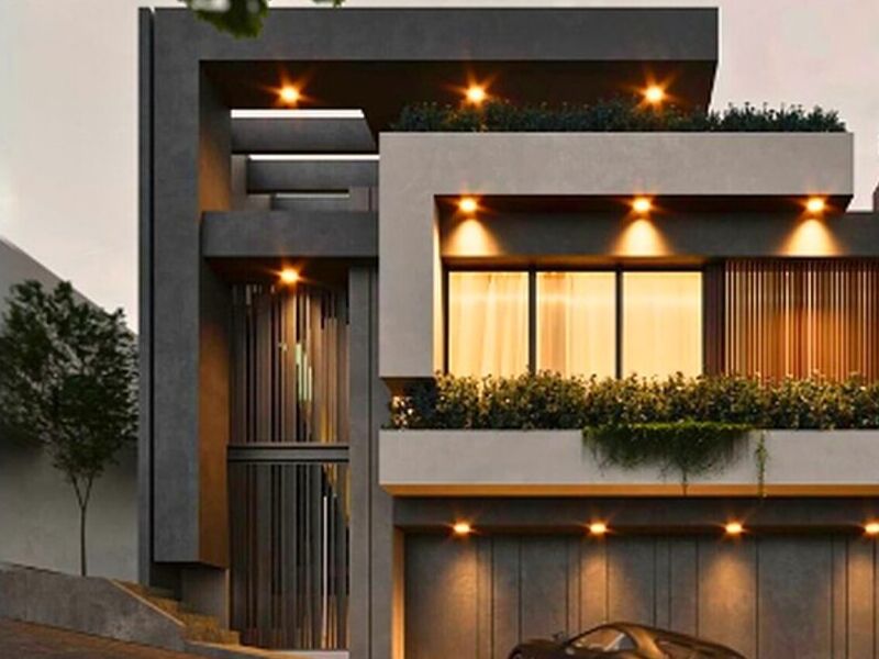 Construcción casas modernas México