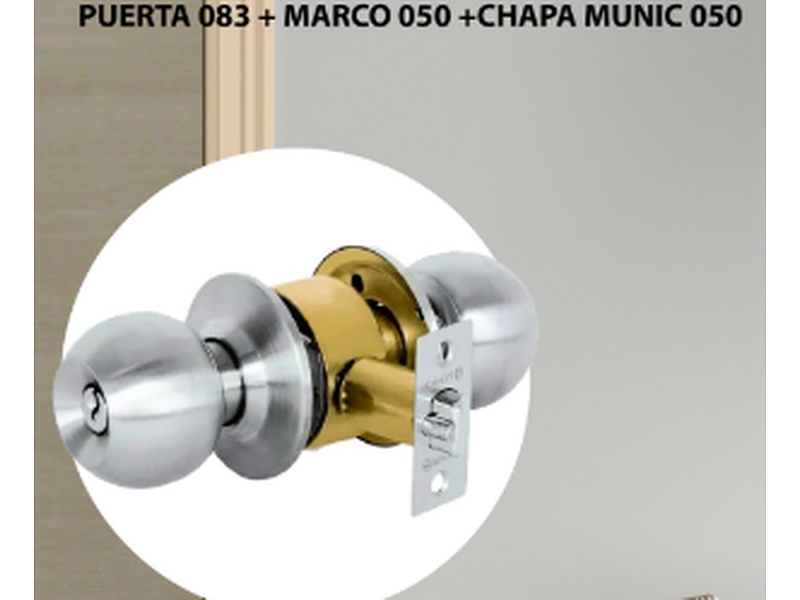 Chapa de aluminio en kit de puerta México Ferretería La Mandiola