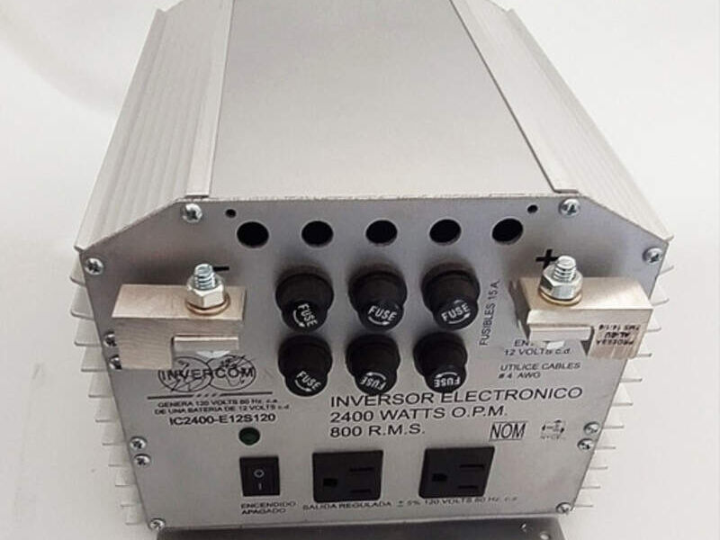 INVERSOR INVERCOM AISLADO 2400W MÉXICO