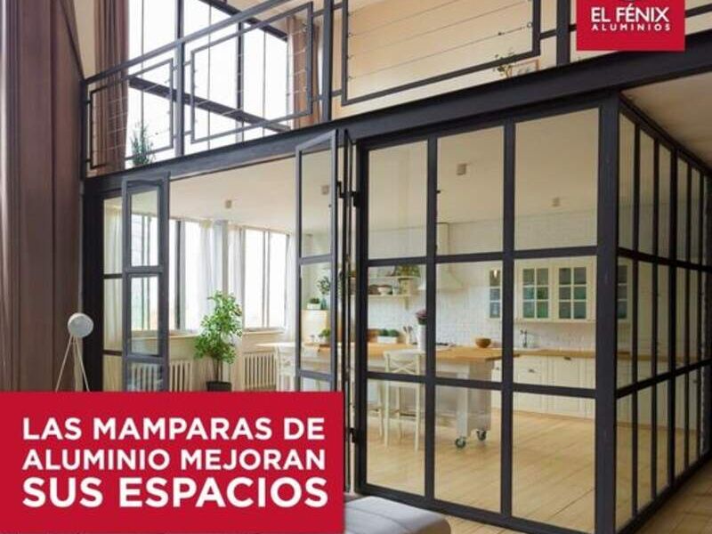 mampara aluminio México