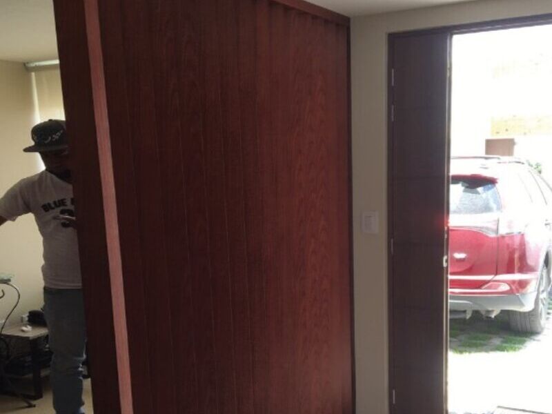 CELOSÍA DE ALUMINIO ACABADO NOGAL Chihuahua