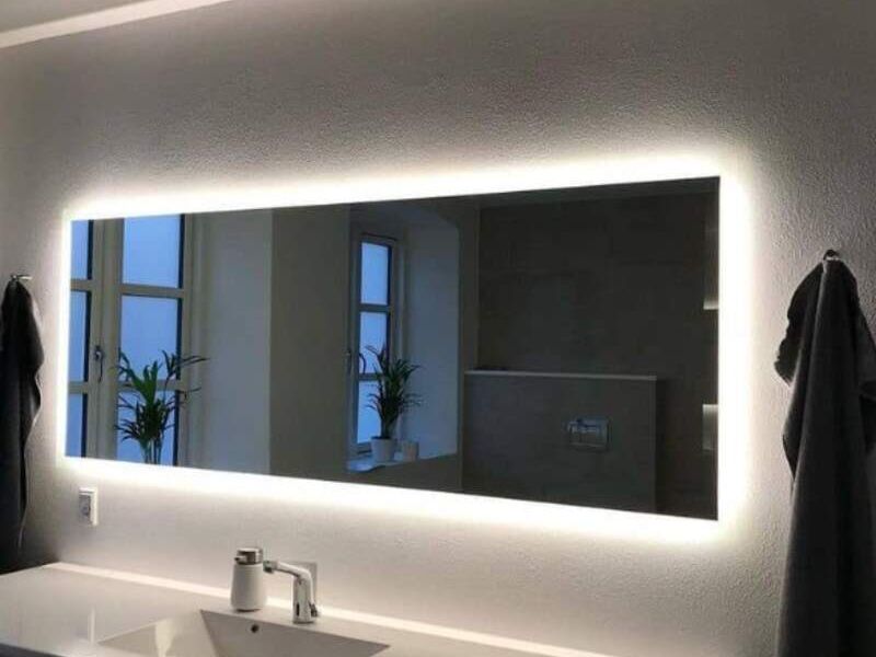ESPEJO PARA BAÑO CON LUZ LED Los Mochis