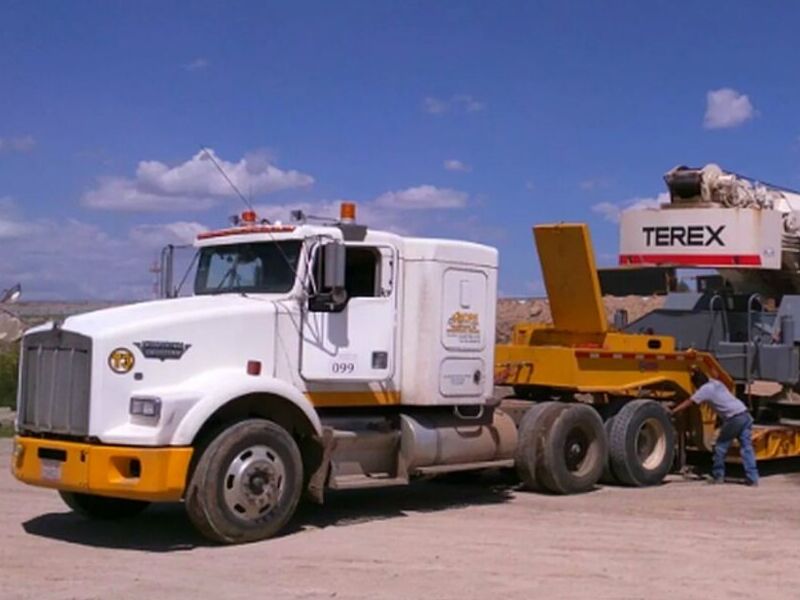 Transporte maquinaria exceso MEXICO