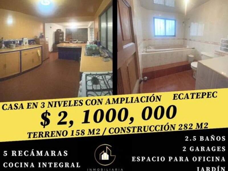 Venta casa moderna Coacalco