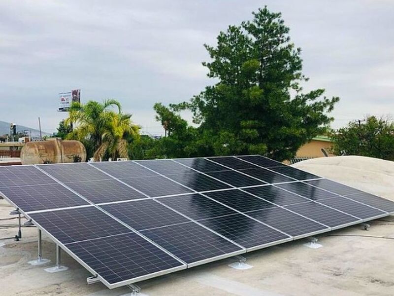 Instalación 14 paneles solares México