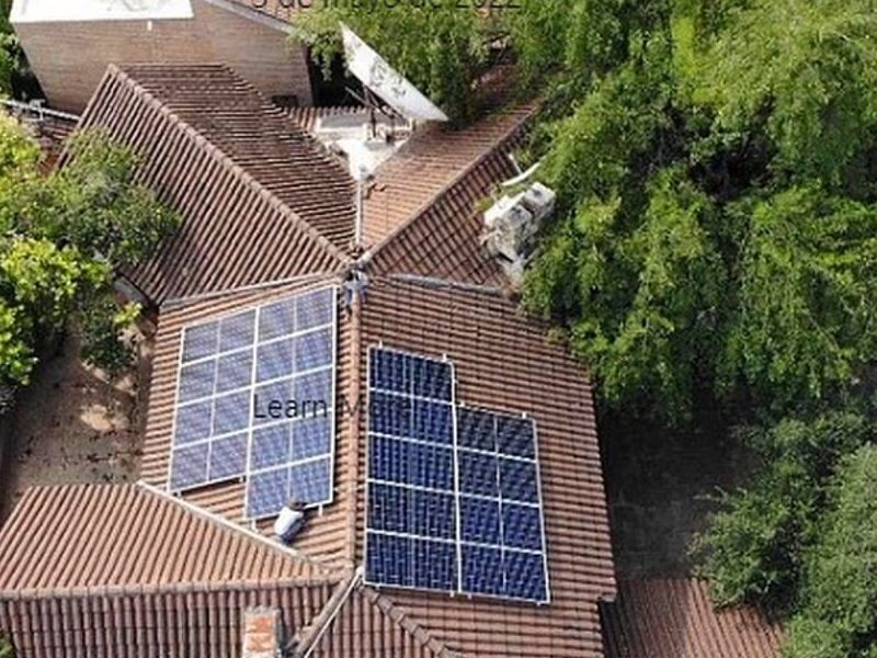 Instalación 18 paneles solares México