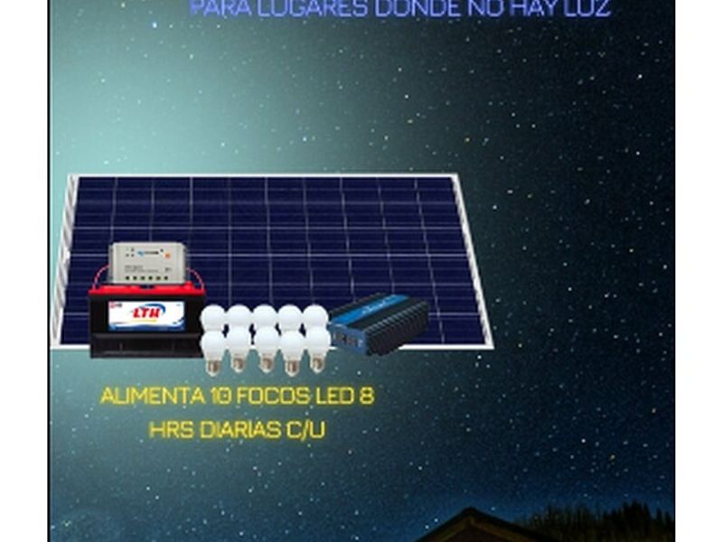 Sistema panel autónomo México