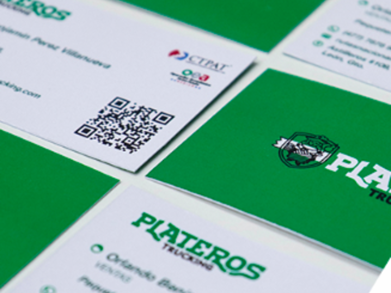 Tarjetas Presentación Laminado Delgado México