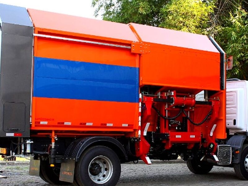 Camión recolector carga trasera lava méxico