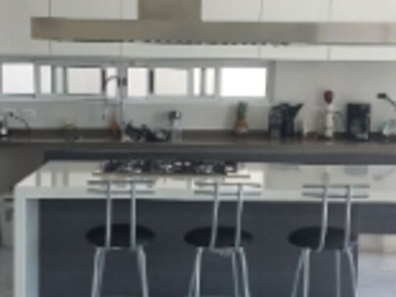 Cocina elegante gris México