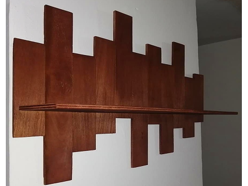 Repisa Flotante De Madera México