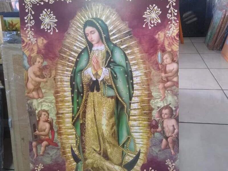 Cuadro Decorativo Virgen Colima