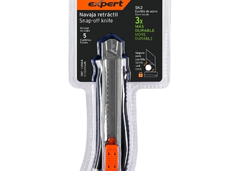 Cutter trabajo pesado metálica grip Cancún