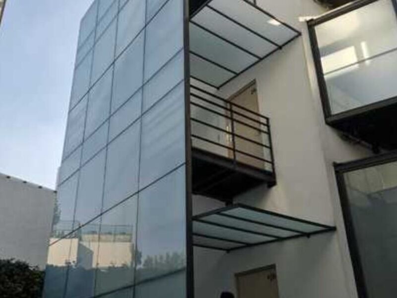 Fachada de cristal Chalco