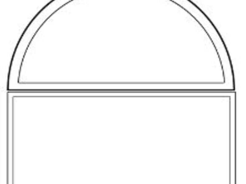 Ventana fija con arco Tijuana