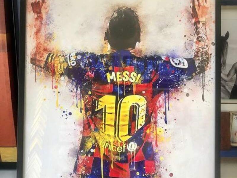 Cuadro Decorativo Messi Colima