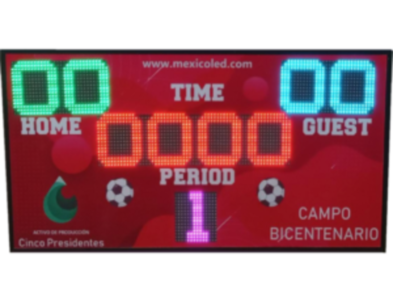 Led Marcador Fútbol México