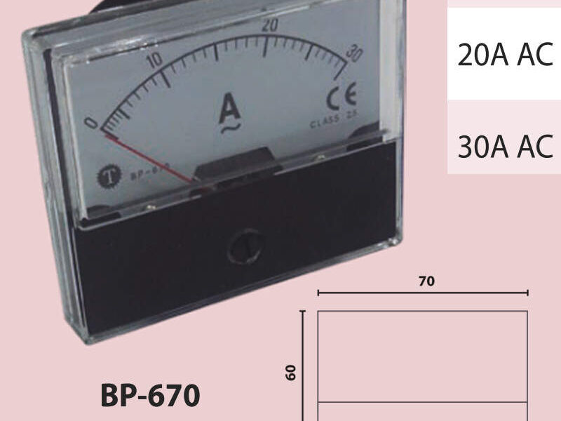 AMPERIMETRO BP670 MÉXICO