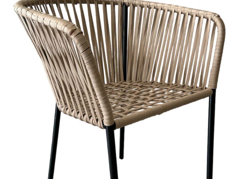 Silla Tejida estilo Capri Beige México