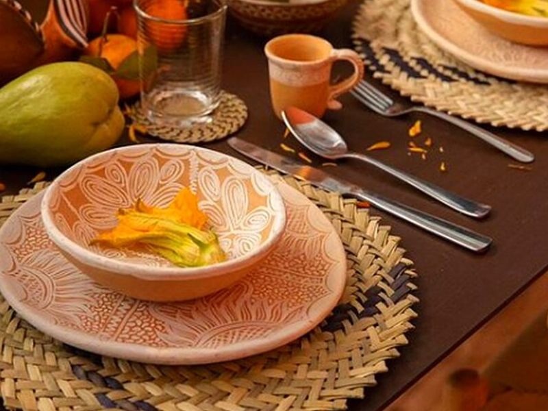 Setting de mesa metateda