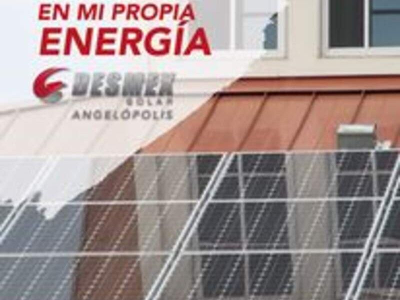 Paneles solares en Puebla México 