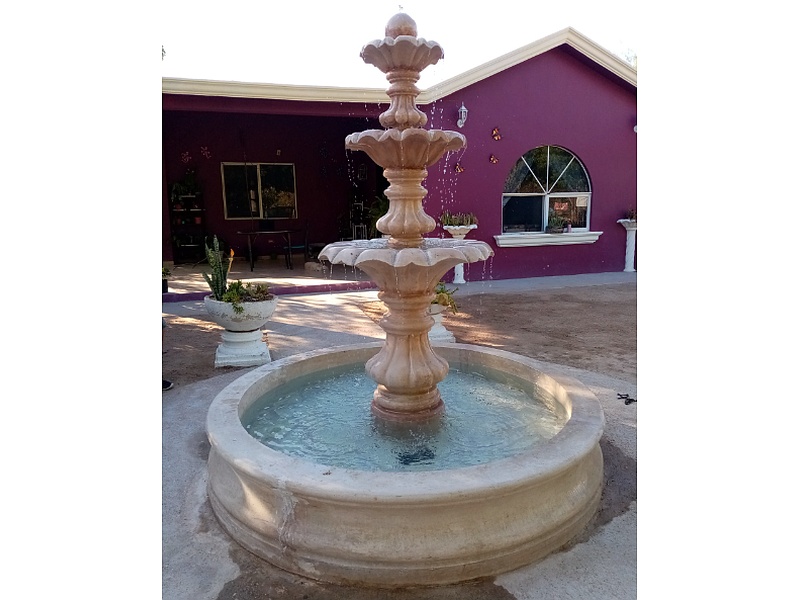 Fuente en granito Herrería y marmolería "el cardonal" México