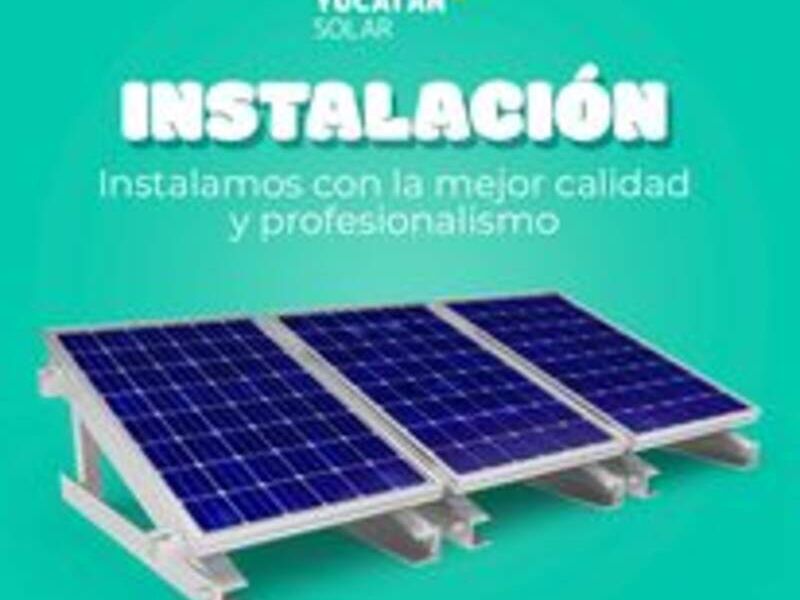 Paneles solares residenciales Mérida 
