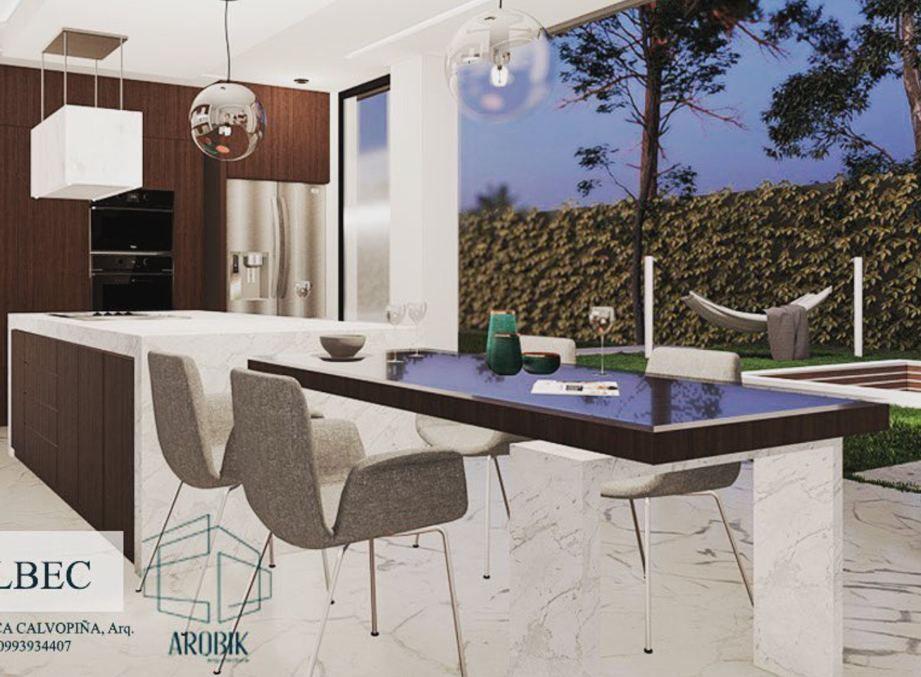 Diseño interior de cocina México 