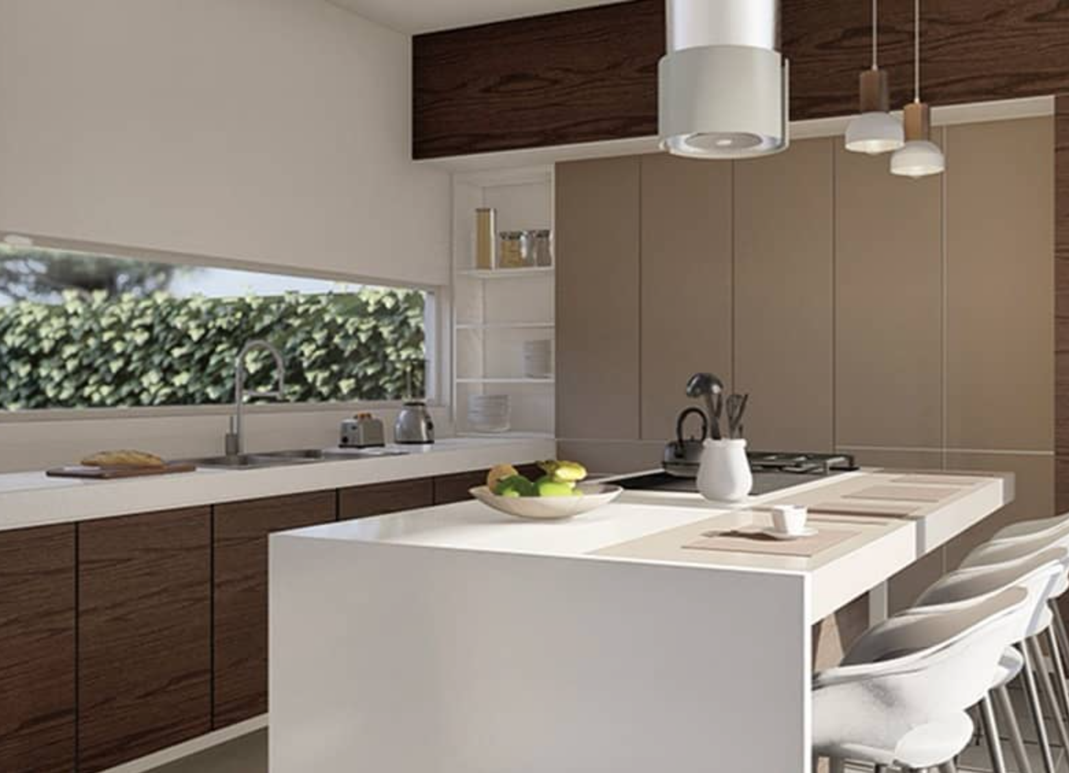 Diseño cocina con isla México 