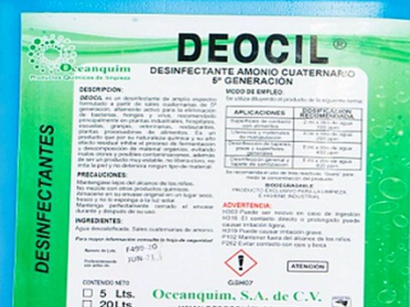 BACTERICIDA DEOCIL OAXACA MEXICO
