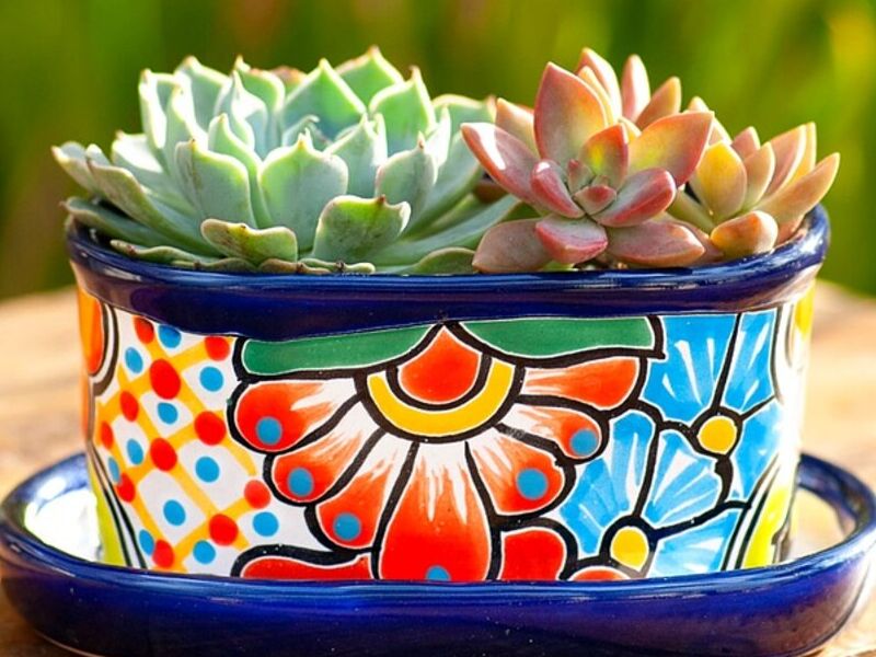 Maceta Talavera