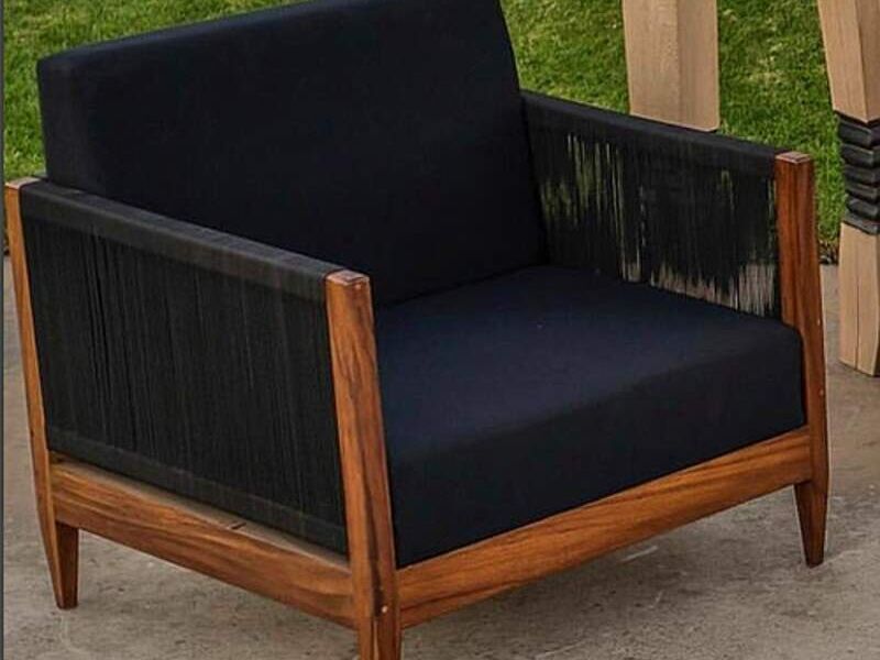 Sillon elegante para exteriores