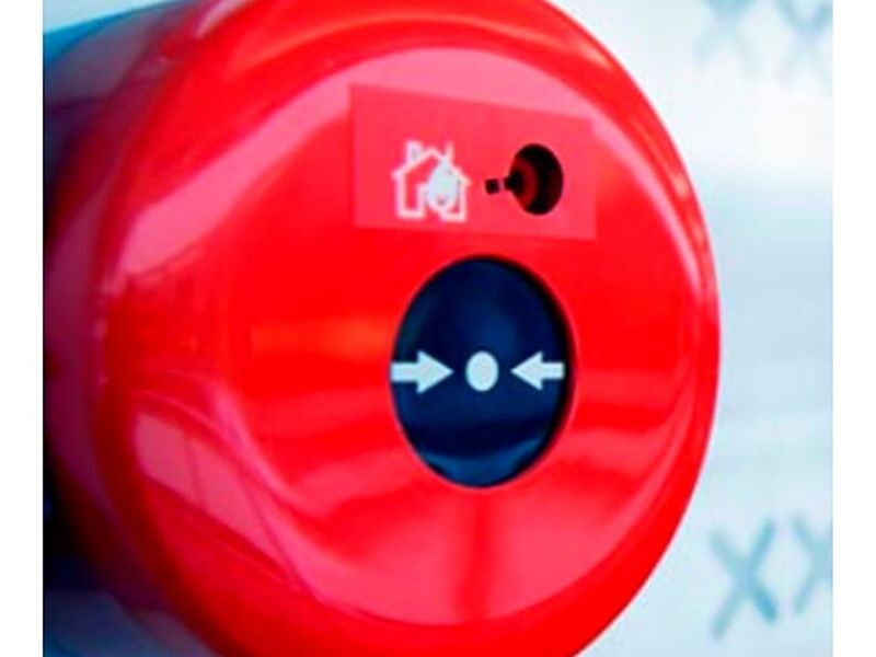 Detector de alarma circular