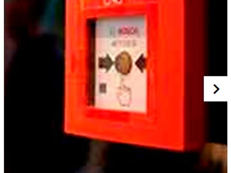 Detector de alarma cuadrado