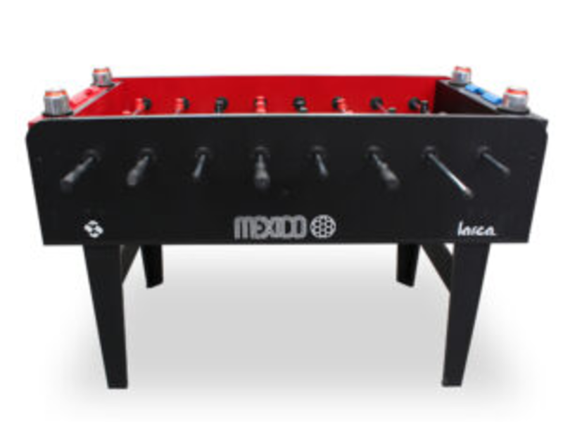 Futbolín negro rojo Zaragoza