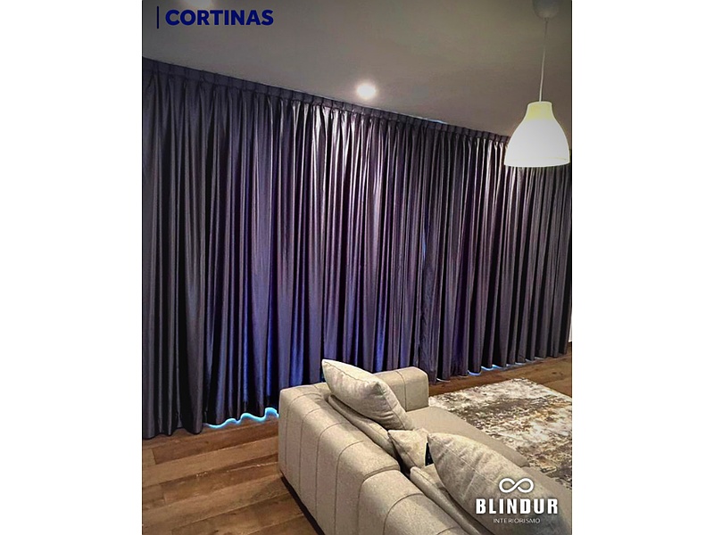 Cortinas de Blindur Interiorismo México 