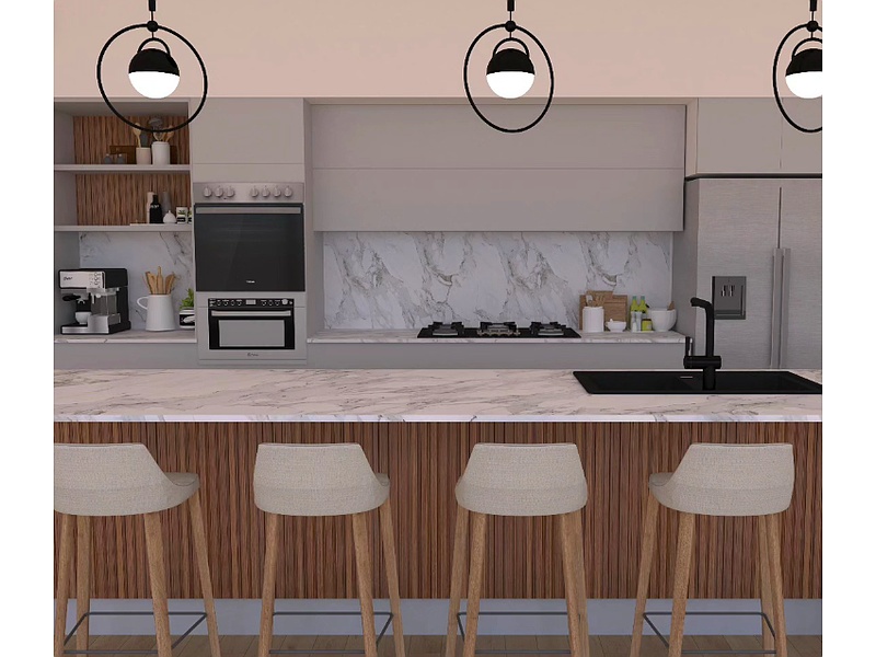 Diseño de cocina México SAI HOME Arquitectura y Paisaje