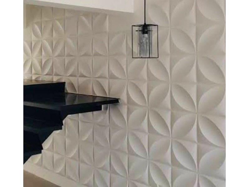 Panel decorativo 3D blanco Persianas Matte Mexico