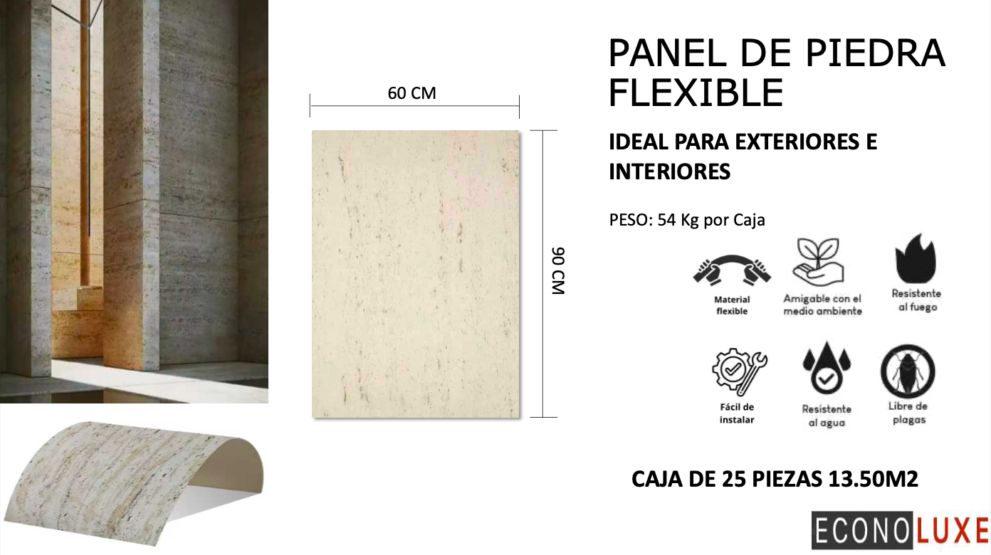 PANEL TRAVERTINO FLEXIBLE