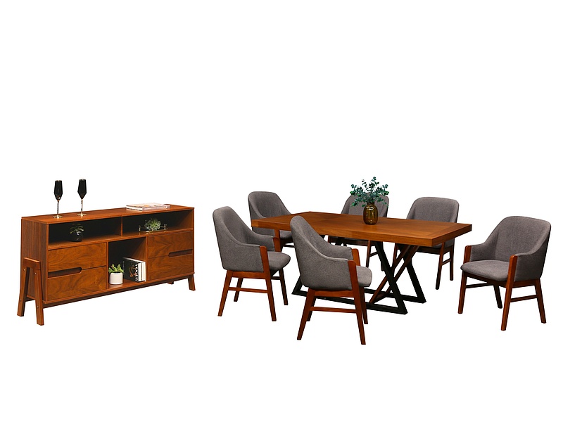 Comedor Serena Rectangular 6´S Blanco 