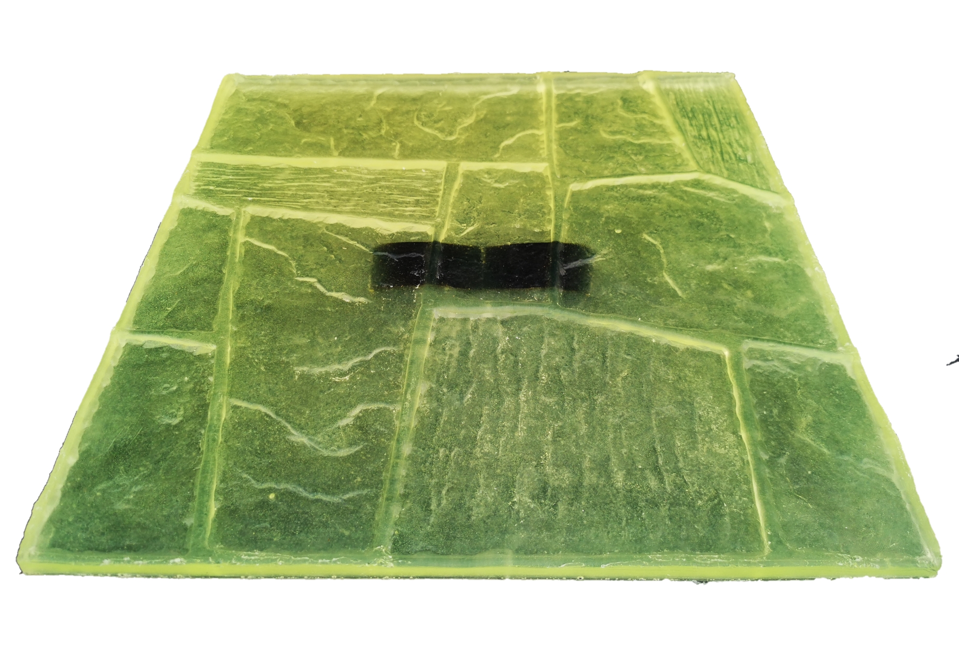Molde Poliuretano Concreto Estampado Piedra Laja Angular