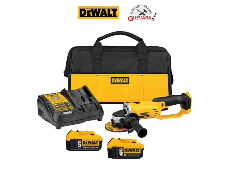 KIT ESMERILADORA 20V MAX *DEWALT* DCG412P2