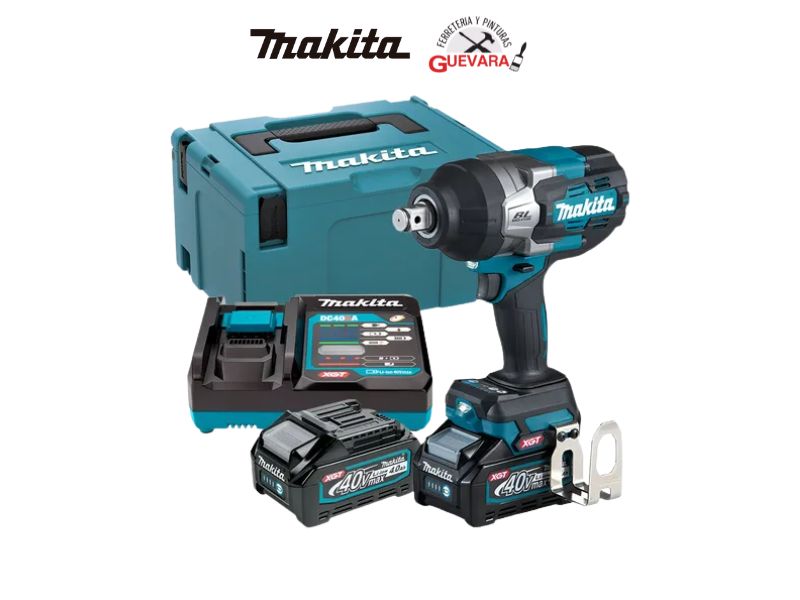 LLAVE DE IMPACTO 3/4" 40V. TW001GM201 (2BAT 4AH+CARG+ESTUCHE) *MAKITA*