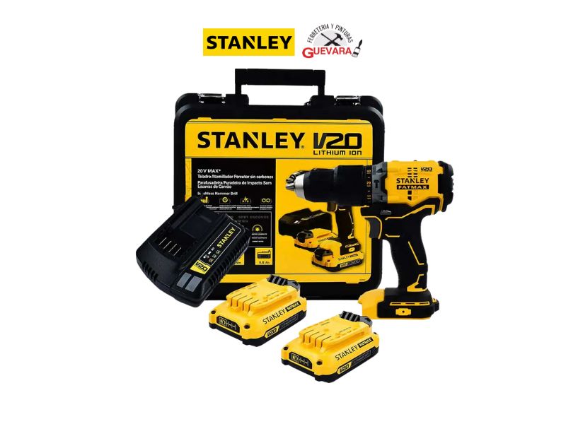 Taladro Percutor 20V SBD715C2K-B3 Stanley