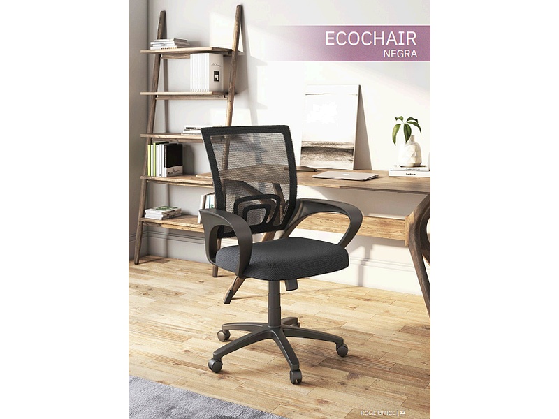 SILLA ECOCHAIR NEGRA México
