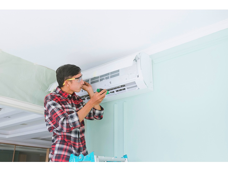Instalación de aire acondicionado residencial