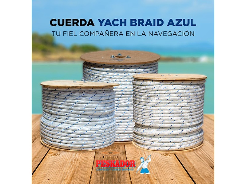 Cuerda Yach Braid Azul